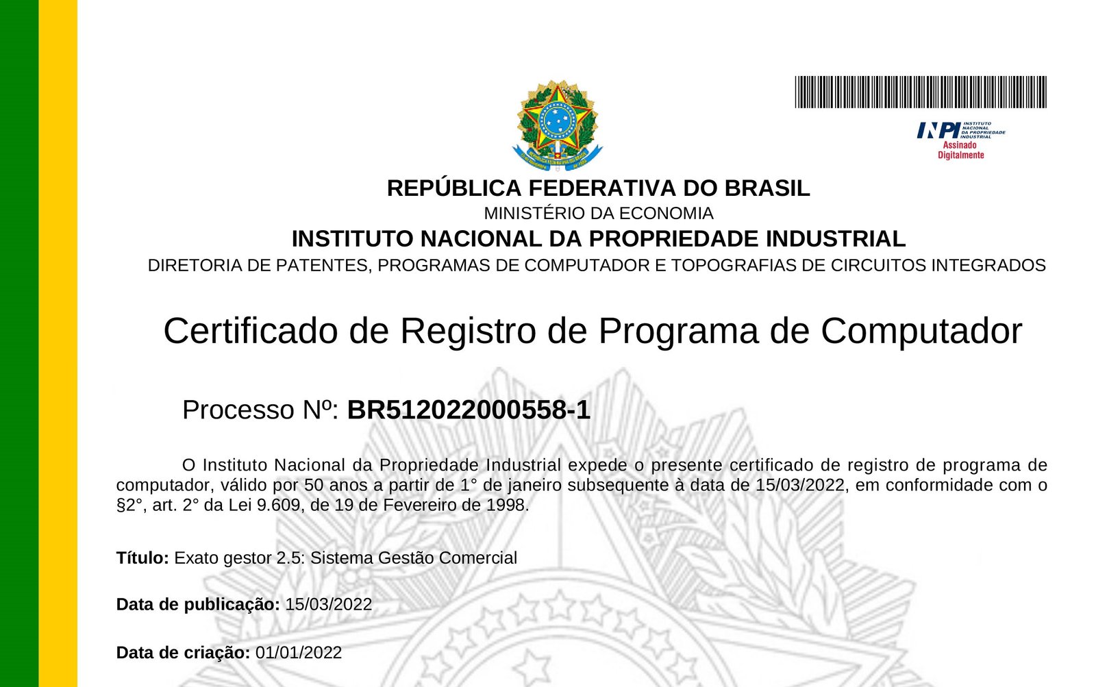 certificado